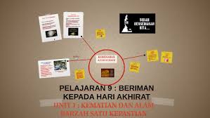 Iman kepada hari akhir atau hari kiamat merupakan salah satu bagian dari rukun iman yang wajib umat muslim yakini dan imani. Pelajaran 9 Beriman Kepada Hari Akhirat By Nadiatul Husna
