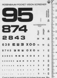 20 Described Printable Eye Chart Vision Test