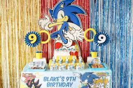 Enjoy fast delivery, best quality and cheap price. Sonic The Hedgehog Birthday Party Ideas Photo 8 Of 25 Catch My Party
