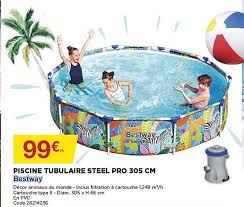 Offre Piscine Tubulaire Steel Pro 305 Cm Bestway Chez Bricomarche