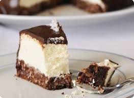 Cheesecake Noix De Coco Chocolat Ou Cheesecake Bounty Sans Gluten Gateau Coco Chocolat Cheesecake A La Noix De Coco Dessert Noix De Coco