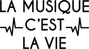 La musique c'est la vie. Sticker Maison La Musique C Est La Vie Tenstickers