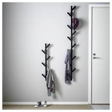 Tjusig Black Hanger 78 Cm Ikea Coat Rack Wall Wall Mounted Coat Rack Wall Hanger
