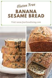 Gluten Free Banana Bread With Black Sesame Gluten Free Recipes Bread Gluten Free Banana Gluten Free Recipes Easy
