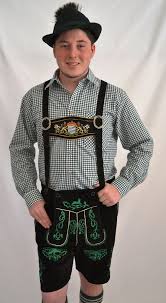 Black Cow Lederhosen Ledblk3 300ebwgreen With Bavaria Suspenders Traditional German Clothing German Outfit Lederhosen