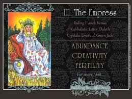 Tarot is all about your intuition. Empress Tarot Card Meanings