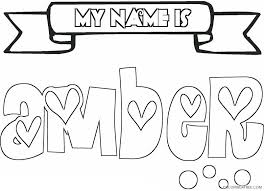 Here's a list of the best unique, easy and advanced coloring pages for adults. Name Coloring Pages Amber Coloring4free Coloring4free Com
