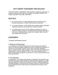 Free Settlement Agreement Templates Divorcedebtemployment Regarding Negotiated Settlement Agreement Sample 10 Prof In 2020 Lettering Letter Templates Debt Agreement