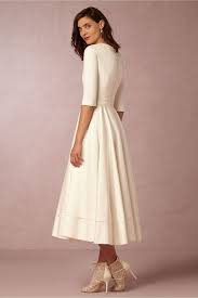 10 Stunning Tea Length Wedding Dresses For 2020 The Inspired Bride Half Sleeve Dresses Midi Dress Party Evening Dresses With Sleeves