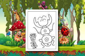 Find & download free graphic resources for creepy crawly. Bugs And Creepy Crawlies Coloring Pages Graphic By Kdp Booktopia Creative Fabrica