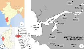 From simple map graphics to detailed satellite maps. Map Of Study Locations In Karwar Uttara Kannada Karnataka India A Download Scientific Diagram