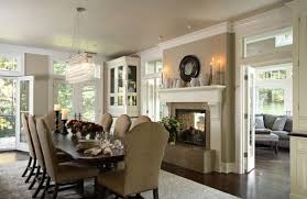 Don't be timid but think. Dining Room Fireplace Ideas For Romantic Winter Nights