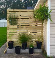 Designed A Privacy Screen For My Side Porch Outdoors Diy Backyard Backyard Fences Backyard Privacy