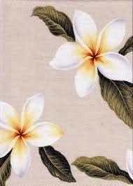 Plumeria Blue Black Or Neutral Background Hawaiian Art Hawaiian Fabric Hawaiian Plumeria
