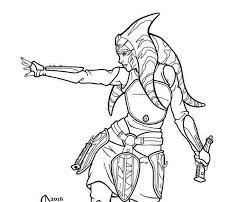Pin By Beatriz Rico Perez On Dibujos Para Colorear Star Wars Ahsoka Star Wars Obi Wan Star Wars Drawings