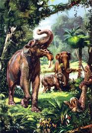 Deinotherium By Zdenek Burian 1940 Prehistoric Animals Prehistoric Ancient Animals