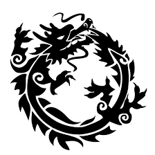 Ouroboros Dragon Circle Tattoo Design Circle Tattoo Design Circle Tattoo Chinese Dragon