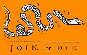 Join Or Die Flashcards Quizlet