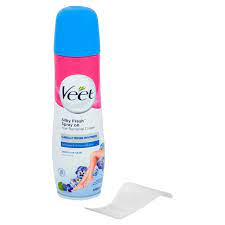 Veet Spray Hair Removal Cream Body Legs For Sensitive Skin Ocado