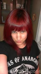 Never thought of having funky red highlights in your blonde hair! How To Get My Red Hair Purple Forums Haircrazy Com