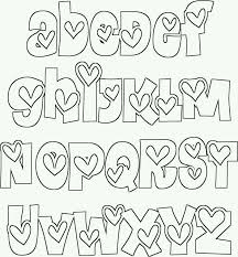 13 kumpulan gambar grafiti huruf a sampai z. Cute Block Letting With Embedded Hearts Jenis Huruf Tulisan Huruf Abjad Grafiti