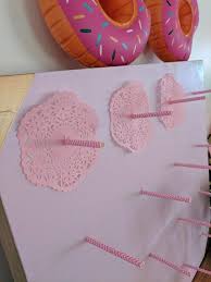 Diy Donut Bar Stand From Ikea Lack Table Ikea Hackers Diy Donut Bar Donut Decorations Diy Donuts