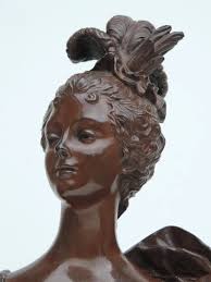 RARITÄT BRONZE SKULPTUR Öllampe Schale Putto Figur Alt Antik Lampe EUR  100,00