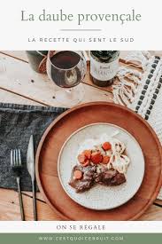 Ma Recette De Daube Provencale Et Son Vin En 2020 Daube Recette Daube Recette