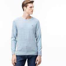 Lacoste Men S Round Neck Tricot Sweater Ah0016 Lacoste