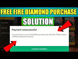 How to enable airtel billing in playstore playstore me airtel billing enable kaise kare airtel. Free Fire Top Up Failed Problem Solution Free Fire Top Up Payment Unsuccessful Declined Solution Youtube