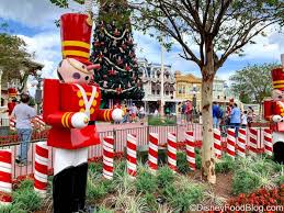 Experience the magic of nature with a holiday twist. Photos Christmas Decorations Are Finally Up In Epcot The Disney Food Blog