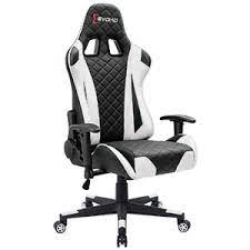 The gaming chair is an ideal seat of choice for working, studying, and gaming. Amazon Com Devoko Gaming Chair Racing Style High Back Computer Chair With Adjustable Armrests Ergonomic Office Chair Executive Swivel Task Chair With Headrest And Lumbar Support White Furniture Decor