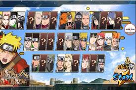 Naruto Senki Perfect Mod Apk V1 20 First3 Full Character Terbaru 2018 Di 2020 Naruto Game Kartun