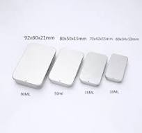 Rectangle Tin Box Aluminum Sliding Jar Aluminum Jar ...