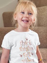 Thick Thighs Fall Vibes Onesies® Brand Fall Baby Bodysuit Retro Kids Shirt  Toddler Tee Baby Shower Gift Pumpkin Kids Halloween Baby 1744