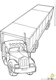 Semi truck coloring pages for preschoolers. Semi Truck Coloring Pages For Kids Drawing With Crayons