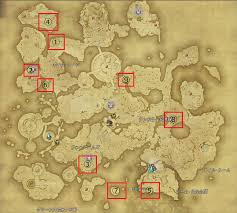 古ぼけた地図ｇ８の場所 マップ図 ソリフェル追走中