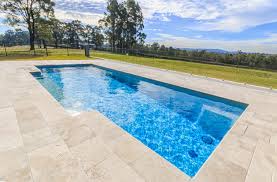 A Compass Pools 10 2m Vogue In Quartz From The Bi Luminite Range Of Colours Outdoor Pool Area Pool Paving Swimming Pools Backyard