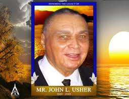 DEATH ANNOUNCEMENT It is with great regret and sorrow that the Usher Family  of Dangriga announces the death of Mr John Lionel Usher better known as  Dick Usher. A beloved Husband, Father,