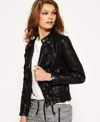 Rock Your Outfit Out With The Superdry Silka Leather Biker Jacket Jackets Women Biker Jacket