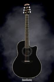 Matte Black Acoustic Electric Guitar Pin On Guitar