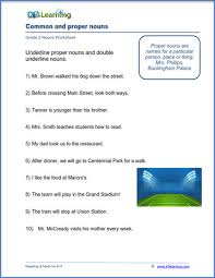 Are you working on proper nouns with your second graders? Grade 2 Nouns Worksheets K5 Learning