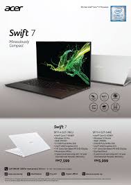 • focus assist allows you to block notifications. Acer Swift 7 Price Malaysia Acer Swift 5 2019 Price Specs In Malaysia Harga April 2021 Know Full Specification Of Acer Swift 7 Laptop Laptop Along With Its Features Lizetonis
