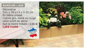 Panneau de doublage th38 10100 bricomarché. Offre Bordure Lisse Chez Bricomarche