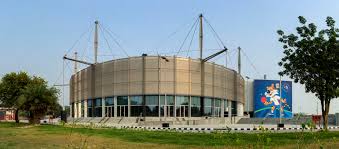 Partially opened on pay & play basis since 1994. Yamuna Sports Complex Gkd Metal Fabrics Archello