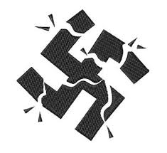 Broken Swastika Embroidered Patch | EmbroideryDesigns.com
