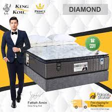 King koil 1898 yılından bu yana tüm dünyada müşterilerine yüksek kaliteyi uygun fiyatla sağlamaktayız. King Koil Mattress Prince Collection Diamond Pocketed Coil Kita Lifestyle Tilam King Queen Super Single Single Shopee Malaysia
