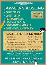 Atas semua jerih payah, lelah, kesabaran, ketabahan dan setiap jengkal kasih sayangmu. Maukerja On Twitter Jawatan Kosong Guru 2018 Guru Tadika Https T Co Jwwzumndek Guru Tusyen Https T Co Sbipeizesk Pembantu Guru Https T Co Zmatplduvp Guru Muzik Seni Https T Co Qskzzfxwtv Guru Bm Bi Https T Co Szqdg7xskh Guru Bahasa Mandarin