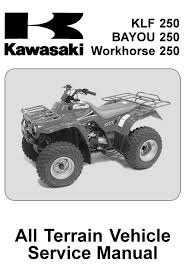 Wiring diagram for kawasaki klf 300. Kawasaki Klf250 A1 Klf250 A2 2004 Service Manual Pdf Download Manualslib