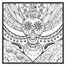 Mexican Zentangle Day Of Dead Dia De Muertos Vector Illustration Royalty Free Cliparts Vectors And Stock Illustration Image 88177624 :d este es mi nuevo vídeo, espero y les guste muchísimo, hoy se me ocurrió hacerles un dibujo representativo al día de muertos y a. mexican zentangle day of dead dia de muertos vector illustration